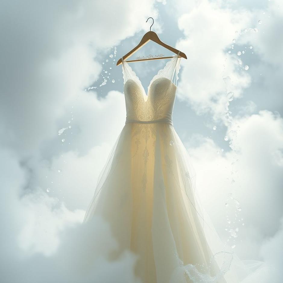 Dream : A wedding dress being washed in a dream