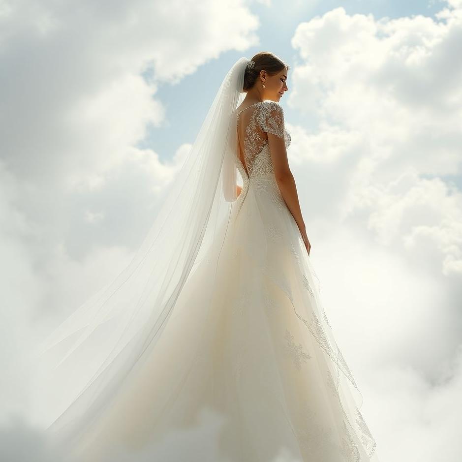 Dream : A wedding dress in a photo in a dream