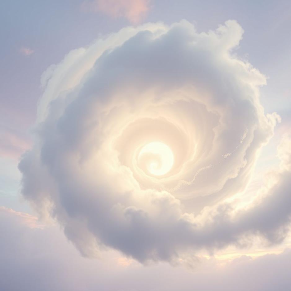Dream : A whirlpool in the sky in a dream