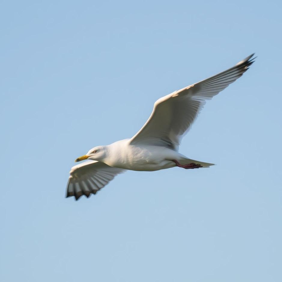 Dream : A white bird flying 