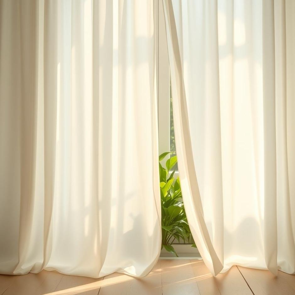 Dream Dictionary : A white curtain at home in a dream
