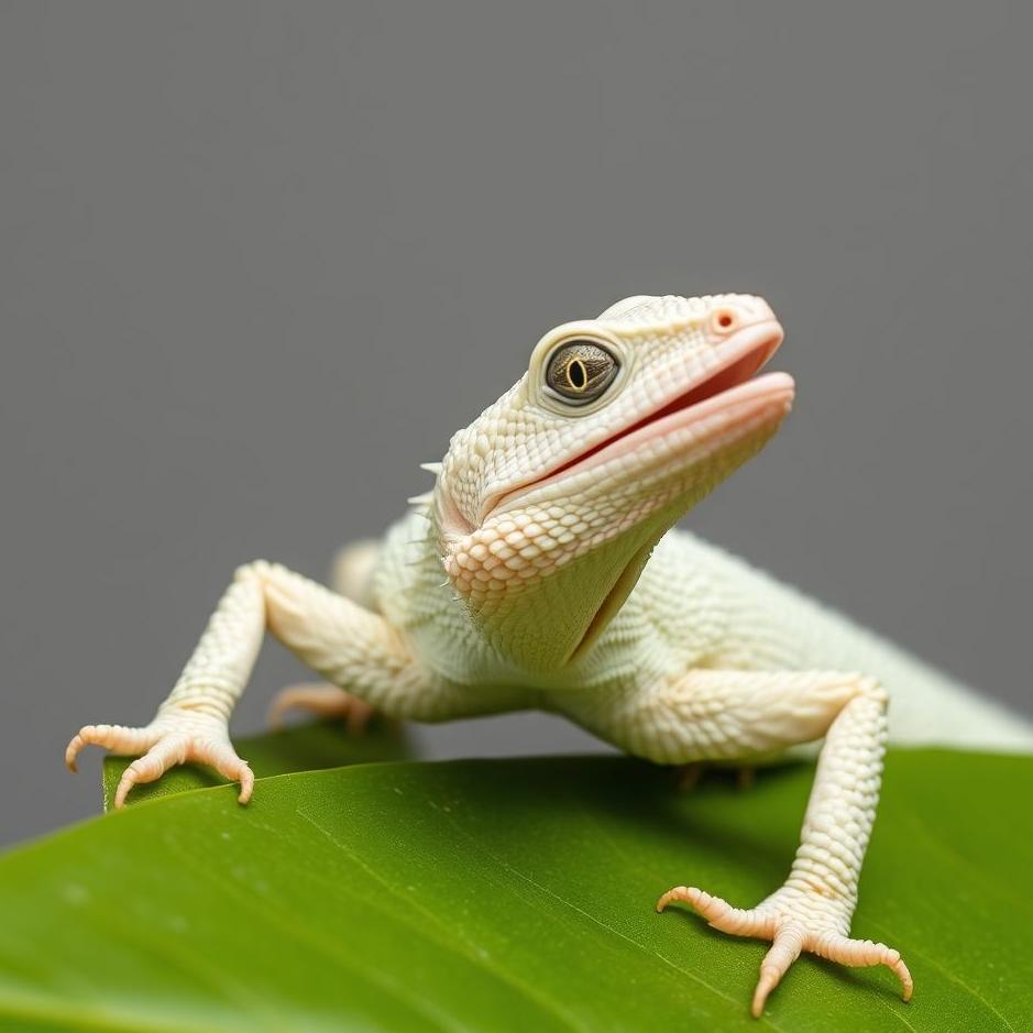 Dream : A white lizard bite 