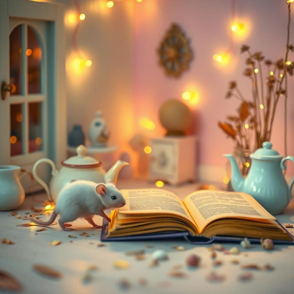 Dream : A white mouse in your house in a dream