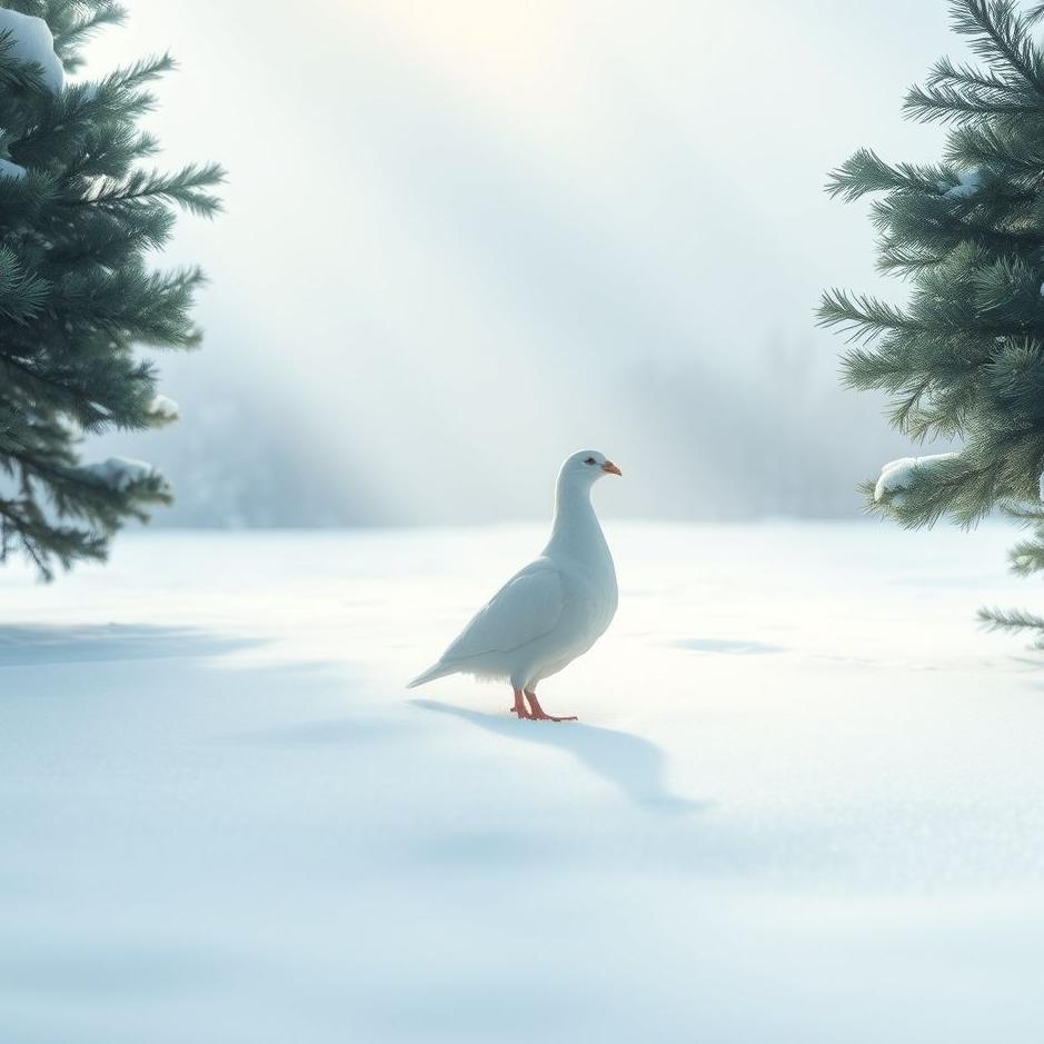 Dream : A white partridge 