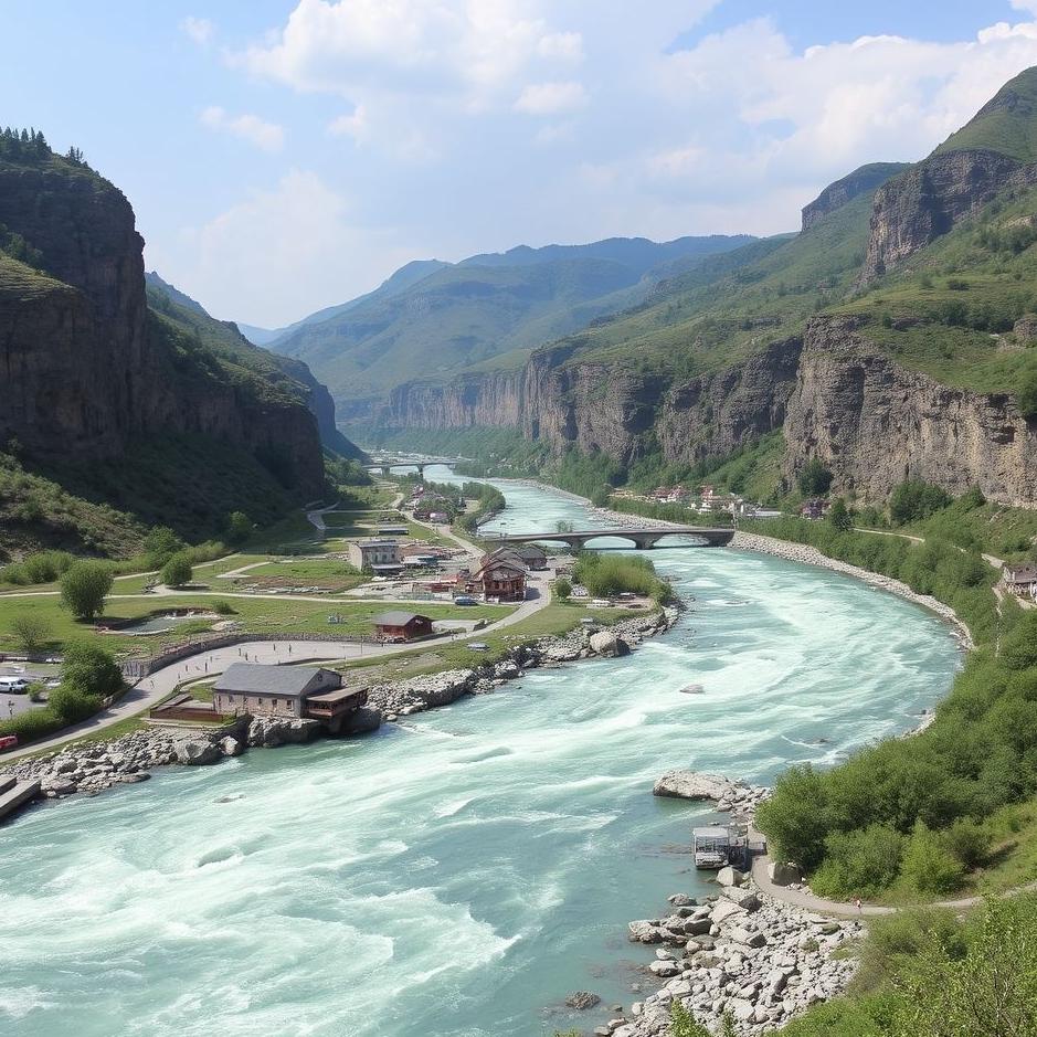 Dream : A white river 