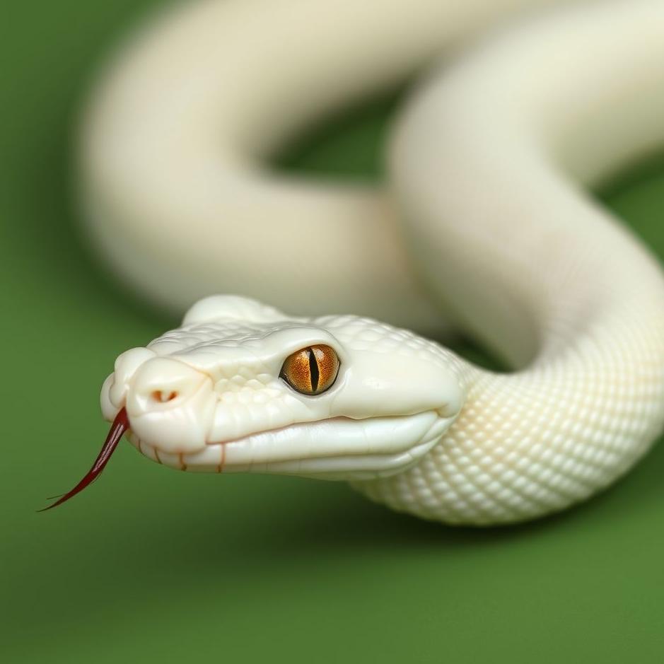 Dream : A white snake bite 