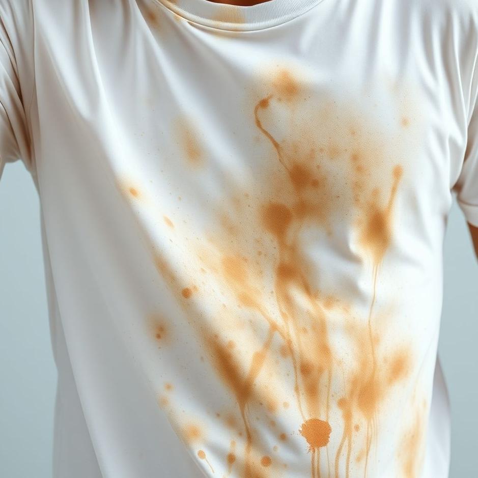 Dream : A white T-shirt getting dirty 