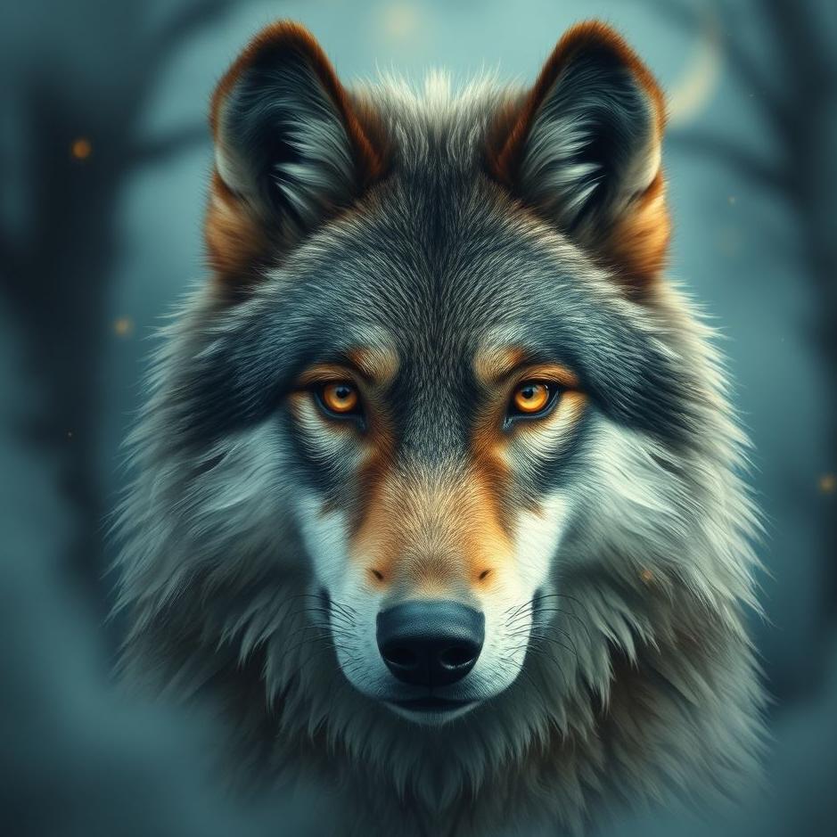 Dream : A wolf in your eyes in a dream
