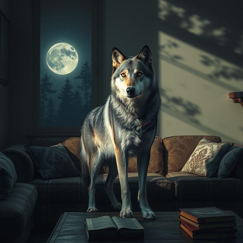Dream : A wolf in your house in a dream