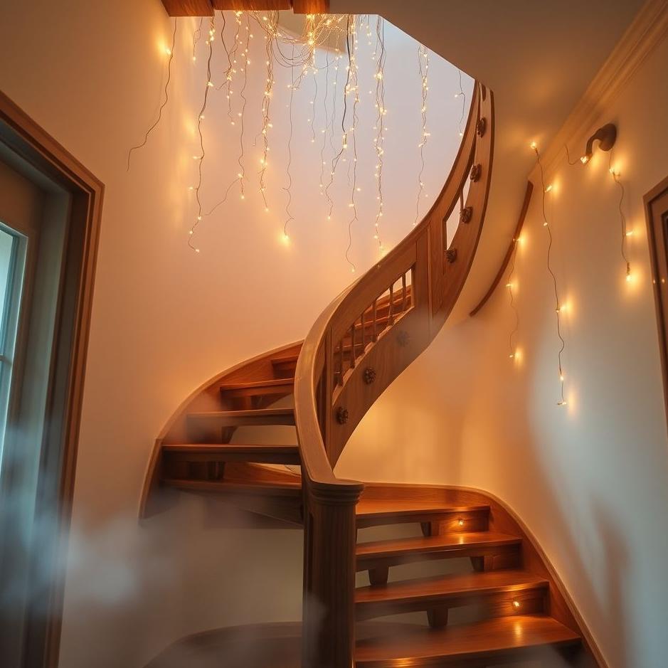Dream Dictionary : A wooden staircase at home in a dream