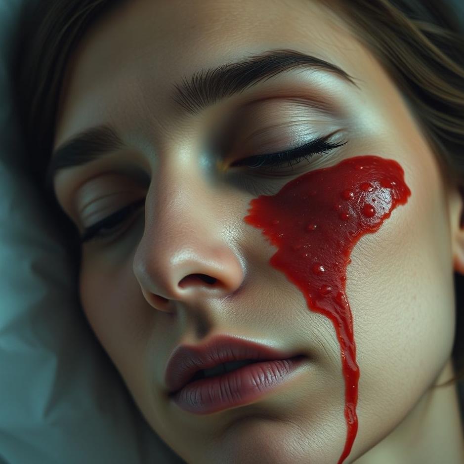 Dream : A wound on your ex-wife's face in a dream