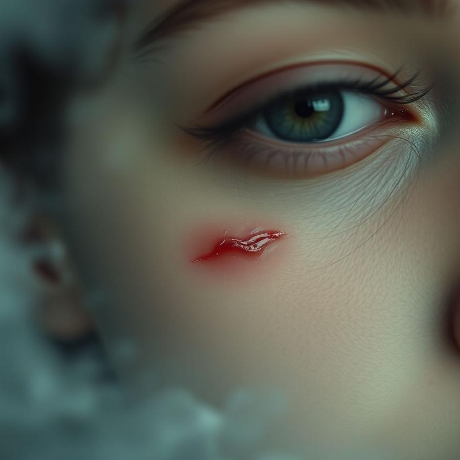 Dream : A wound under the eye in a dream