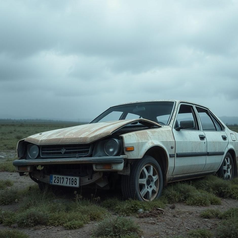 Dream : A wrecked car in a dream