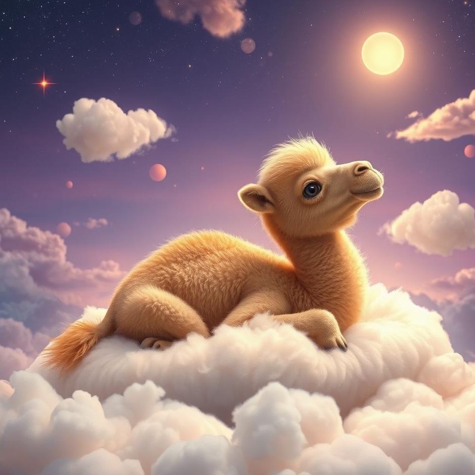 Dream : A young camel in a dream
