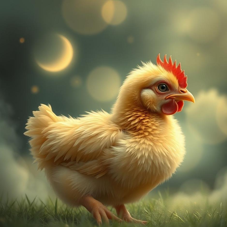 Dream : A young chicken in a dream
