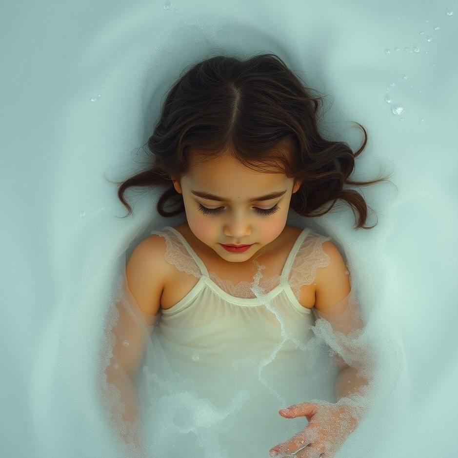 Dream : A young girl being washed in a dream