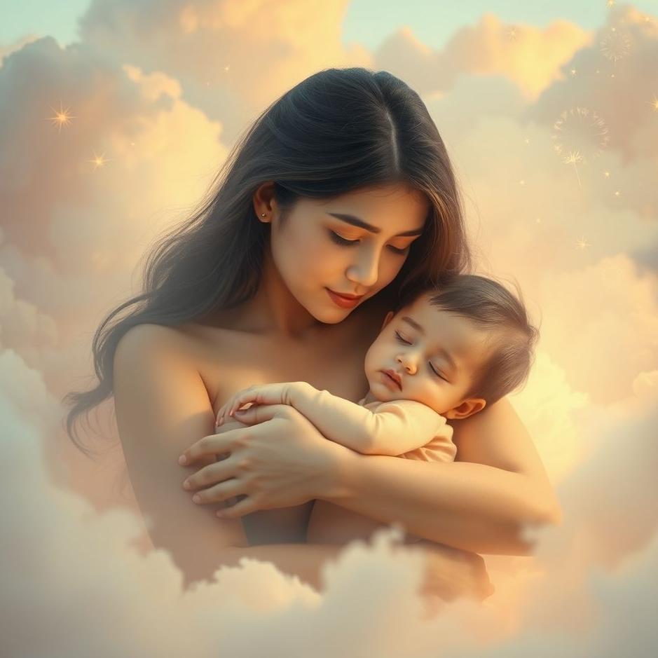 Dream : A young mother in a dream