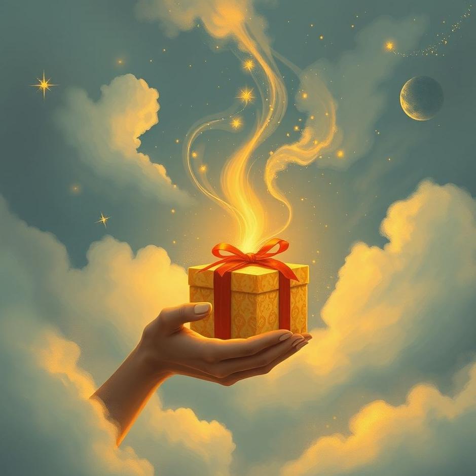Dream : Accepting a gift in a dream