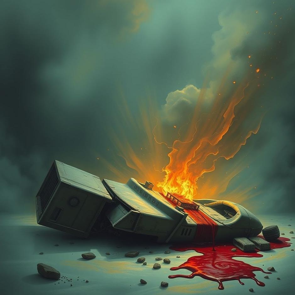 Dream : Accident and blood in a dream