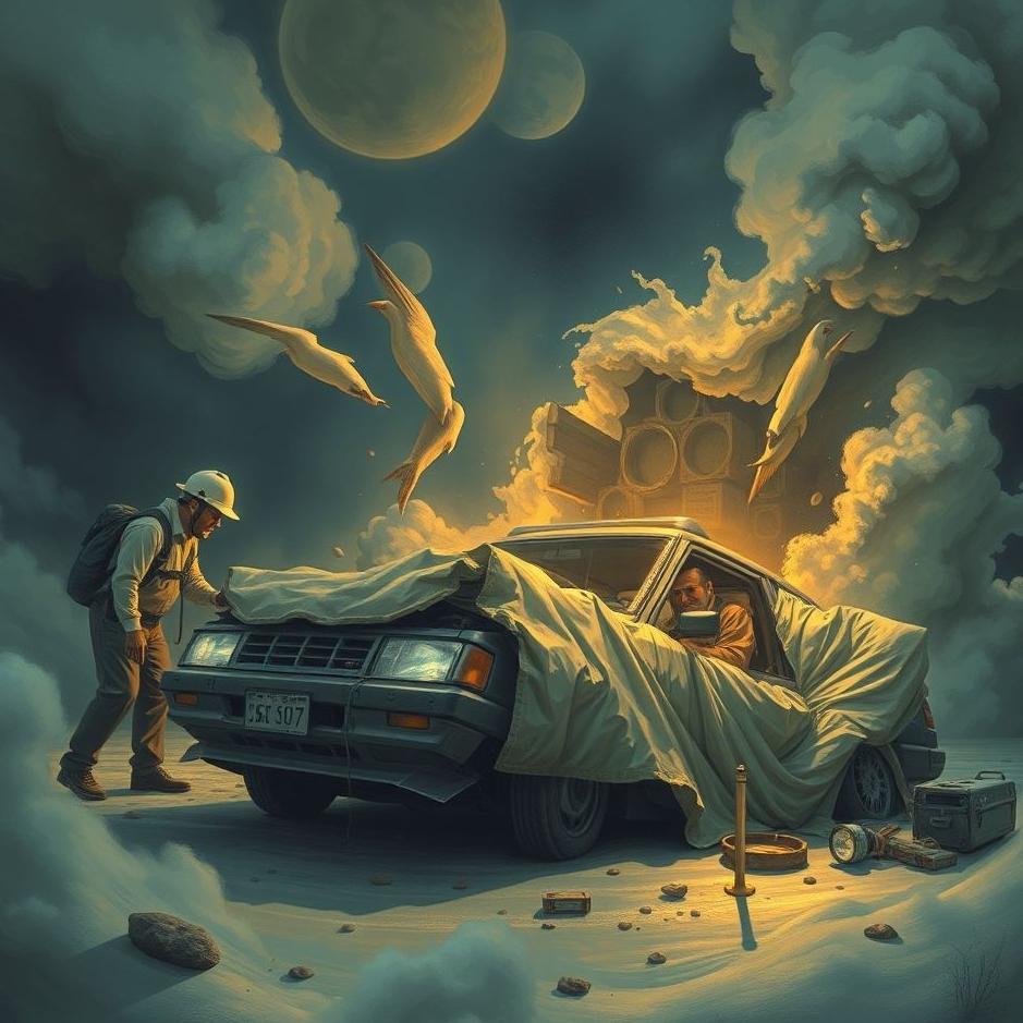 Dream : Accident and injured people in a dream