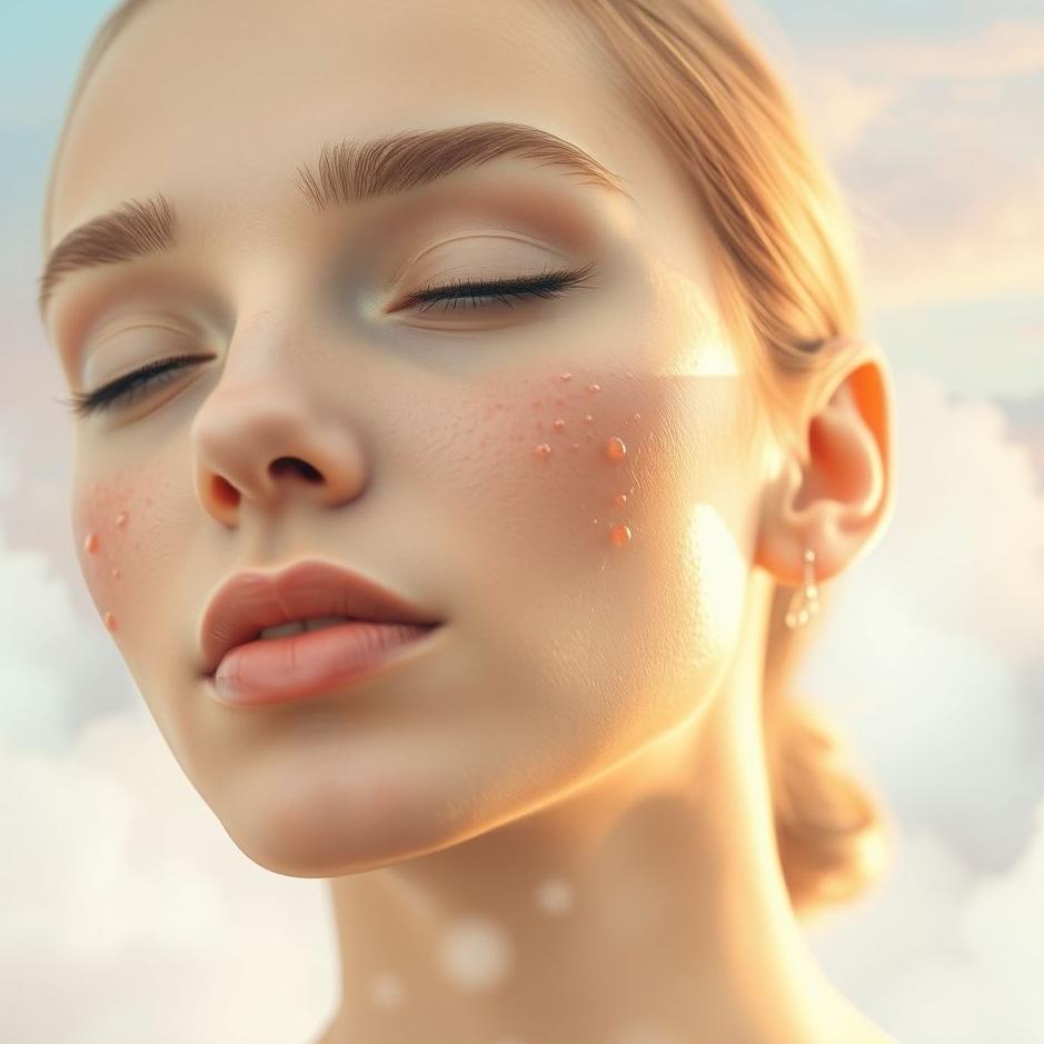 Dream : Acne disappearing in a dream