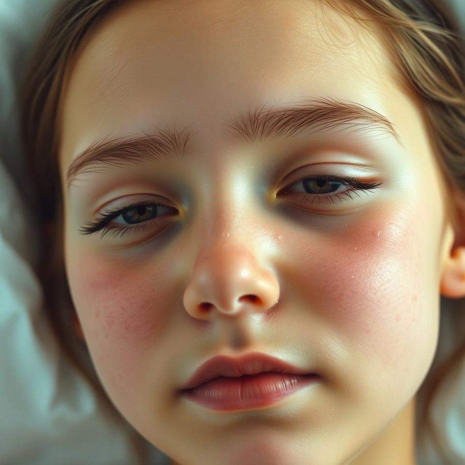 Dream : Acne on your daughter's face in a dream