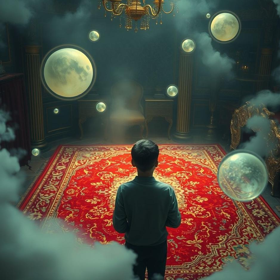 Dream : Admiring a carpet in a dream