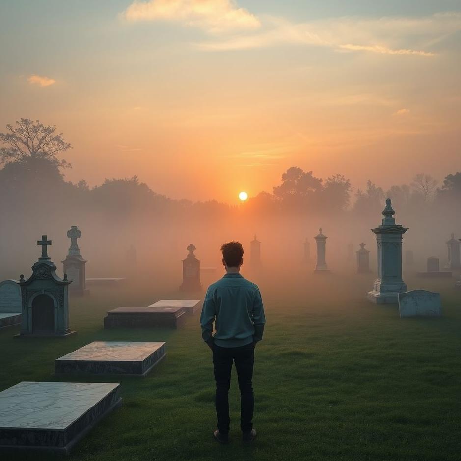 Dream : Admiring a cemetery in a dream