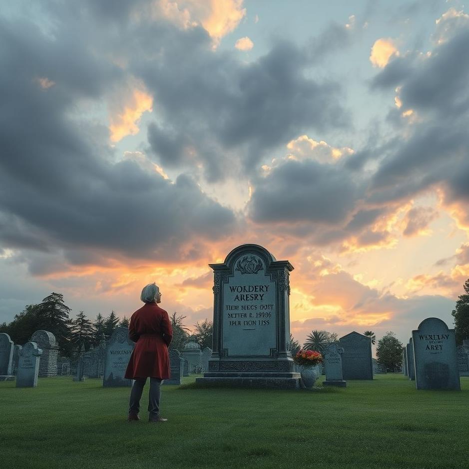 Dream : Admiring a tombstone in a dream