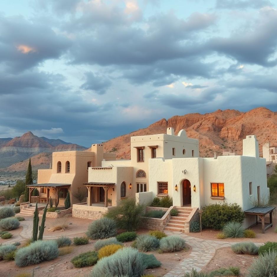 Dream : Adobe houses in a dream