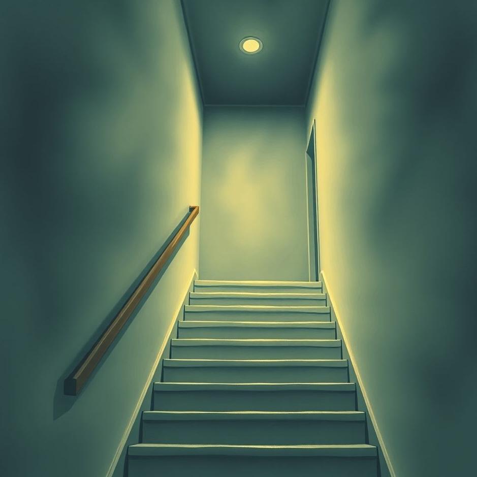 Dream : Afraid to go down the stairs in a dream