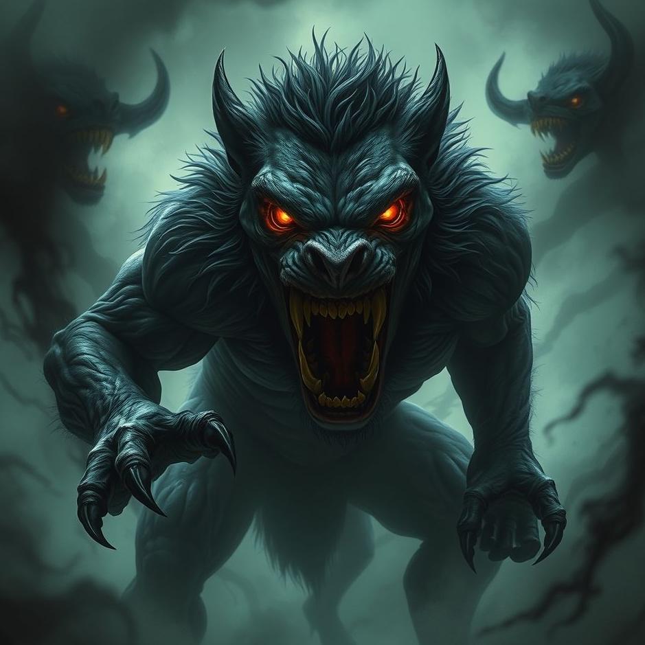 Dream : Aggressive animal in a dream