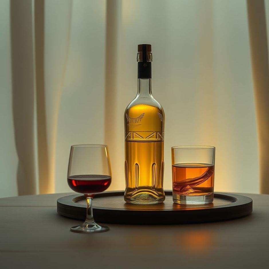 Dream : Alcohol on the table in a dream