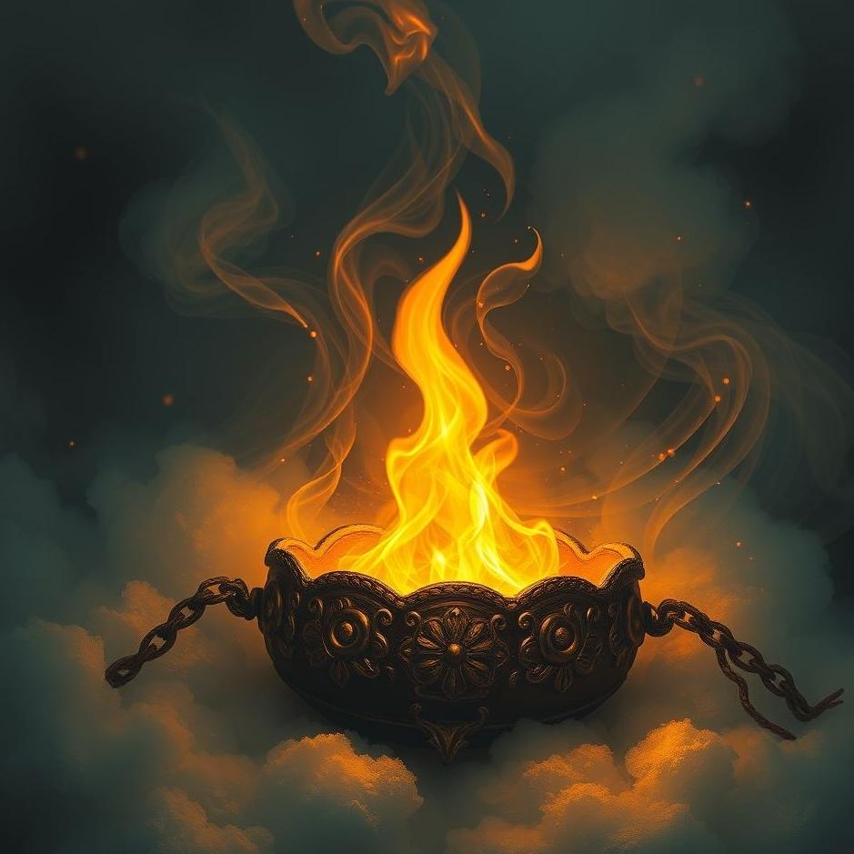 Dream : Amulet burning in a dream