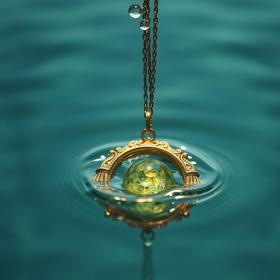 Dream : Amulet falling into water in a dream