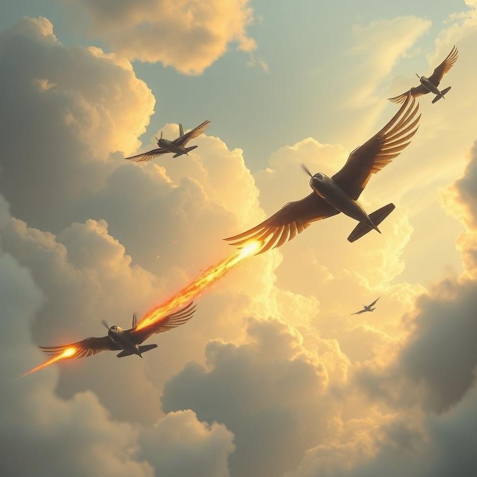 Dream : An air battle in a dream