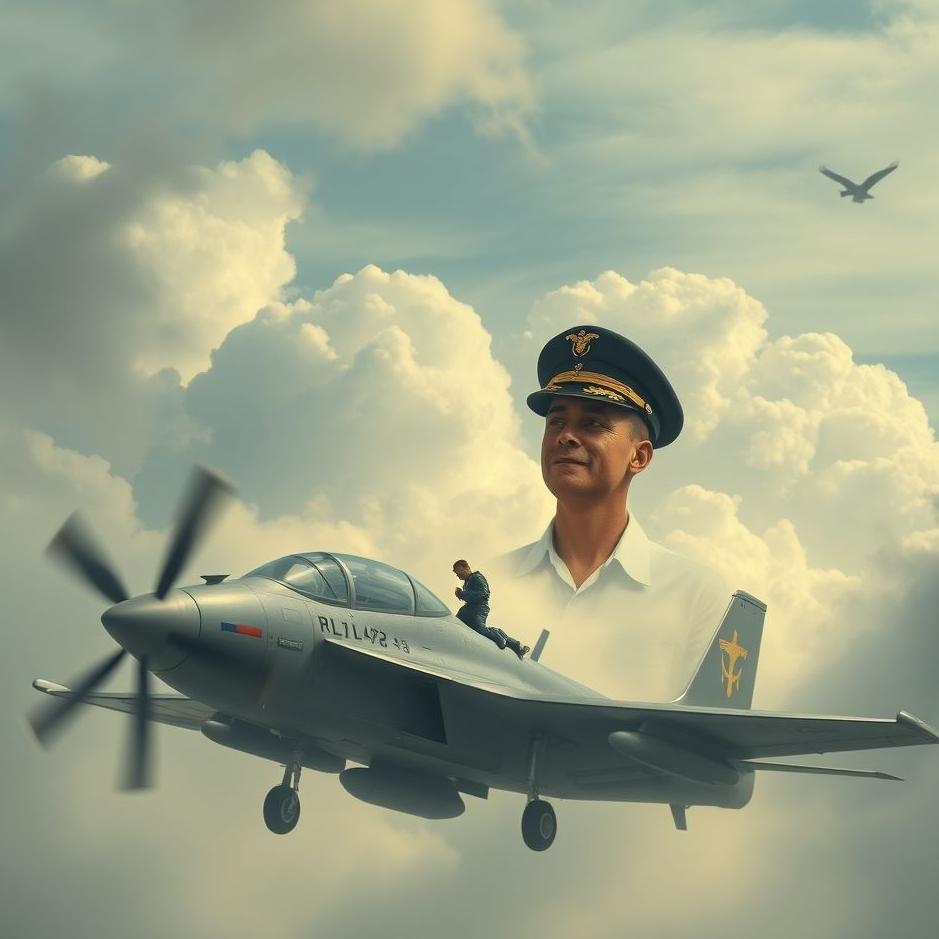 Dream : An air officer in a dream