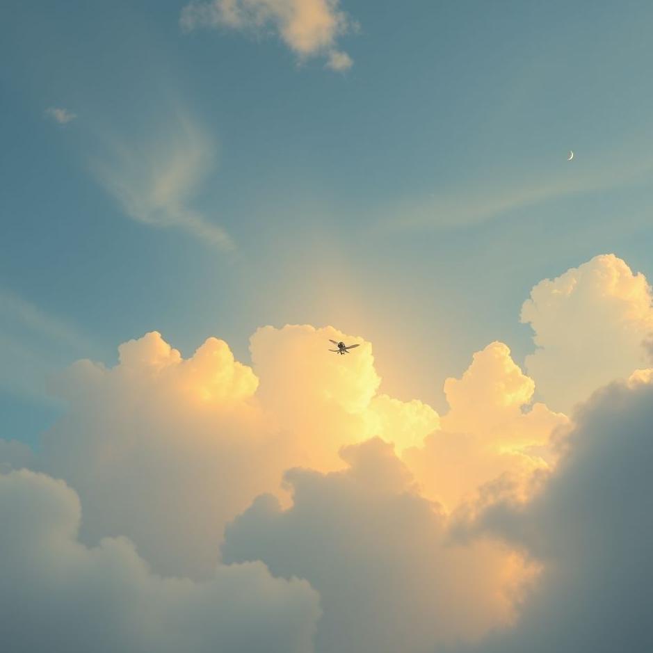 Dream : An alien in the sky in a dream