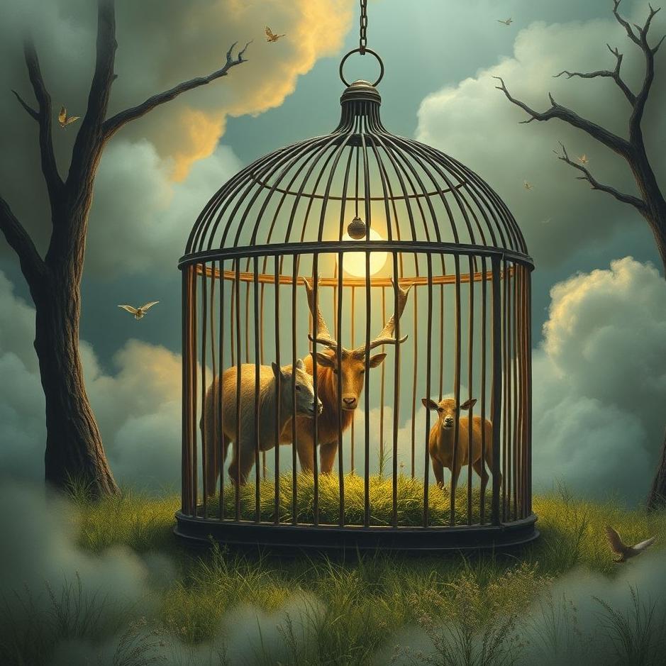 Dream : An animal cage in a dream