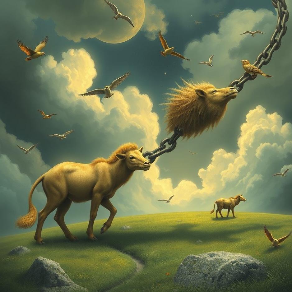 Dream : An animal chain in a dream