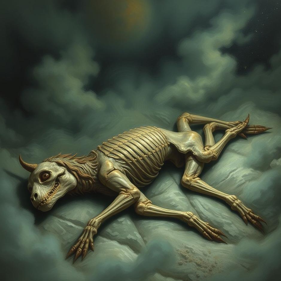 Dream : An animal corpse in a dream