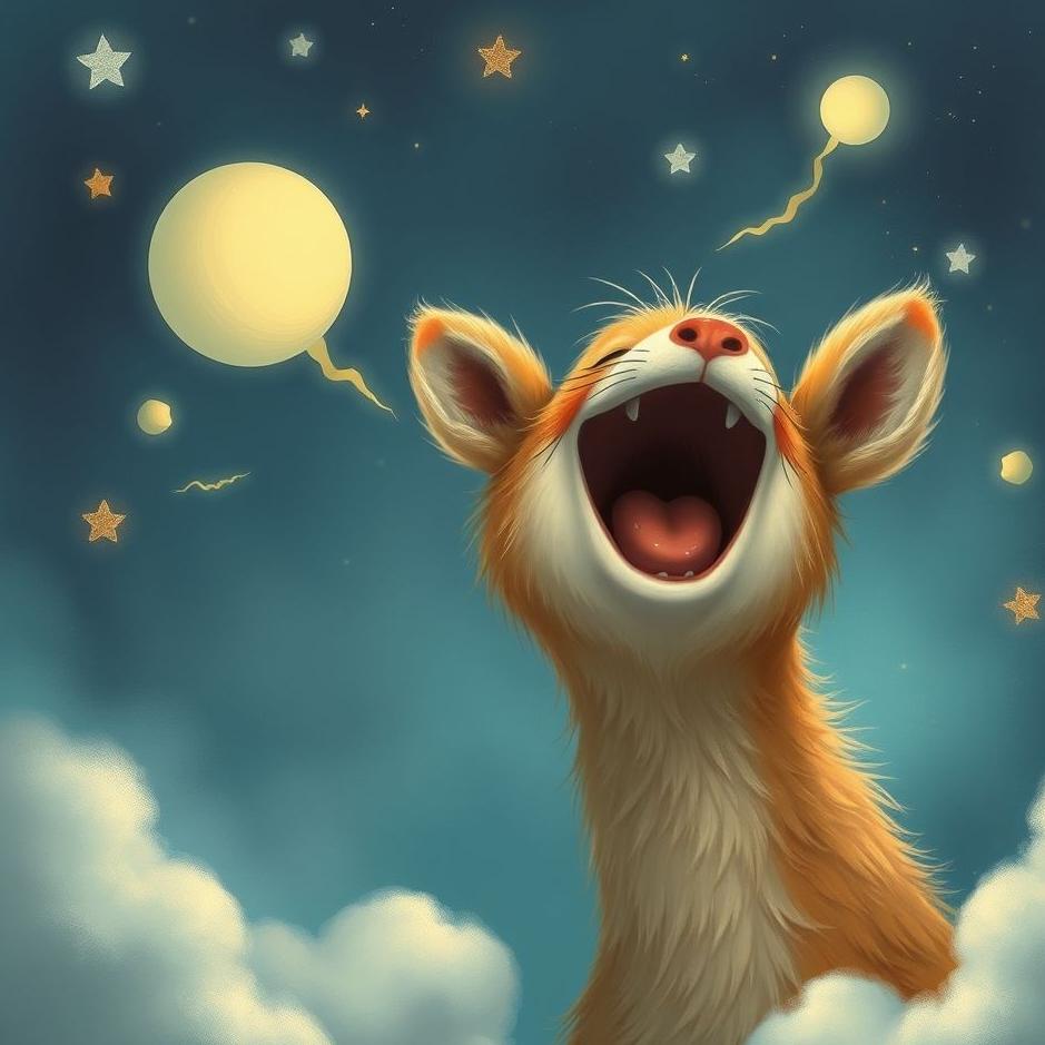 Dream : An animal laughing in a dream