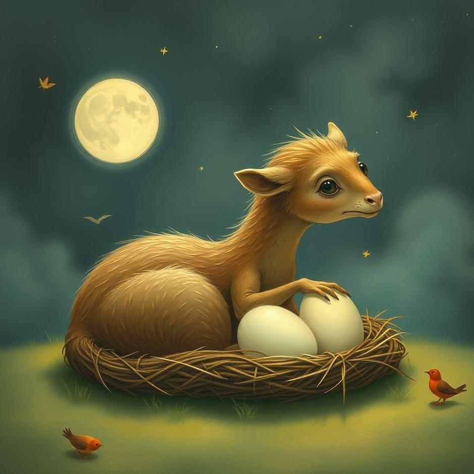 Dream : An animal laying eggs in a dream