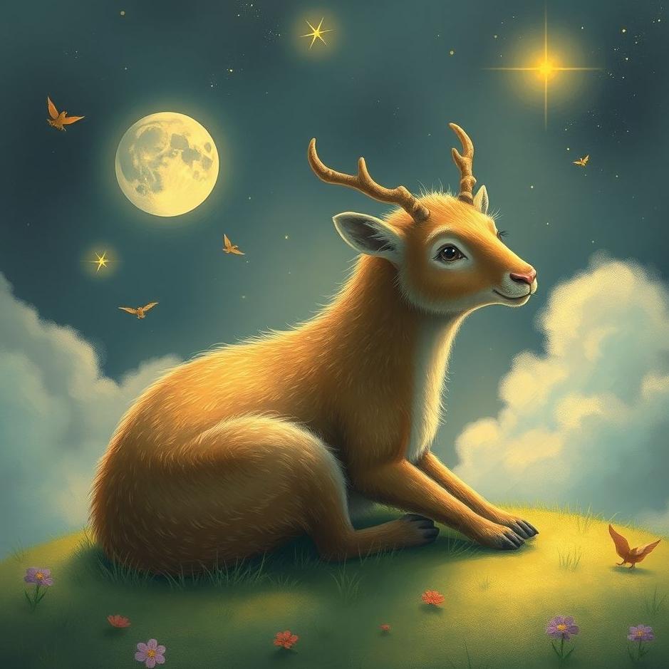 Dream : An animal sitting in a dream