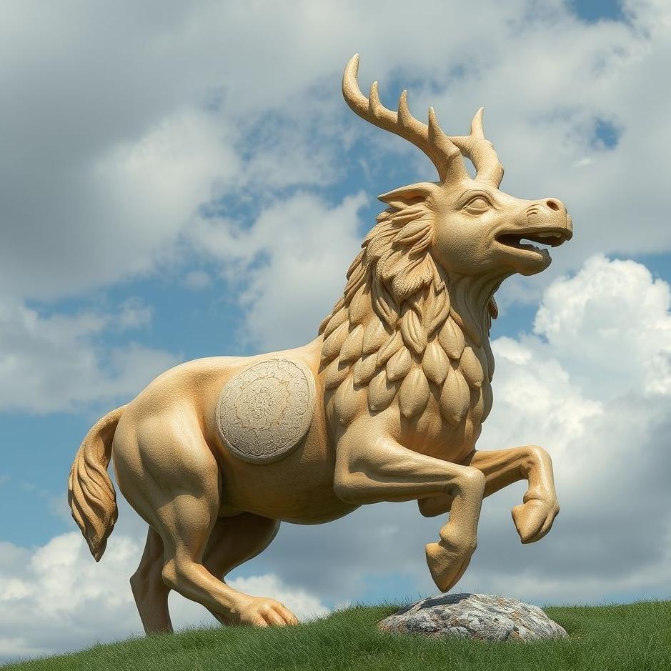 Dream : An animal statue in a dream