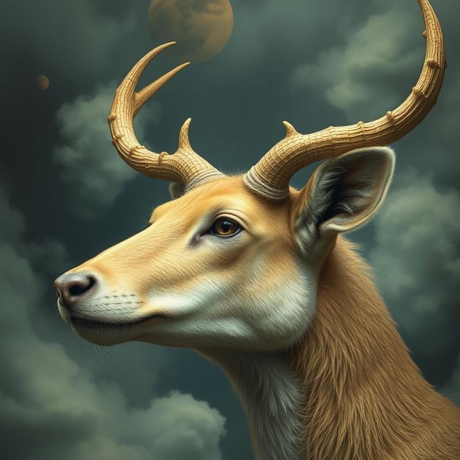 Dream : An animal with a human head in a dream