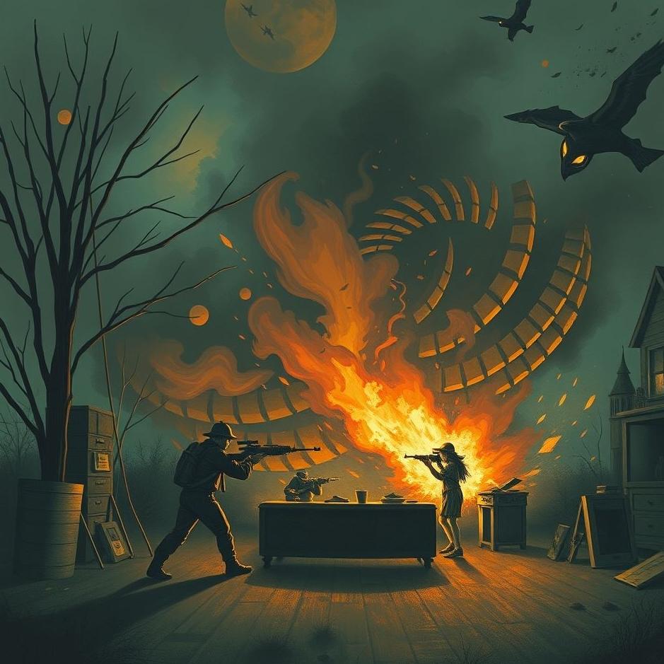 Dream Dictionary : An armed conflict at home in a dream