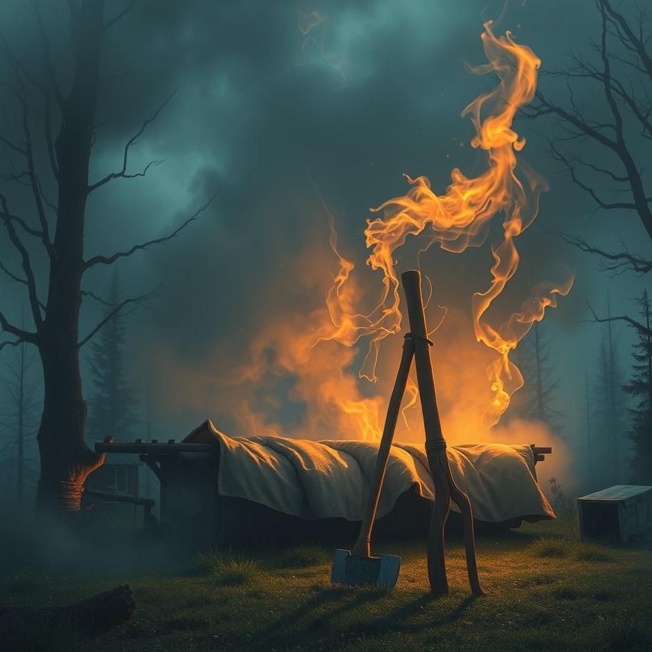 Dream : An axe at home in a dream