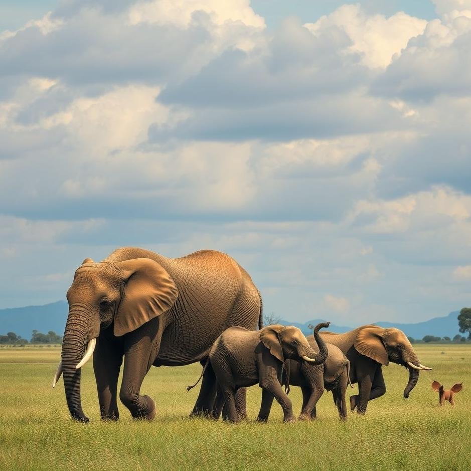 Dream Dictionary : An elephant family in a dream