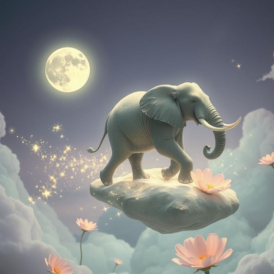 Dream : An elephant figure in a dream